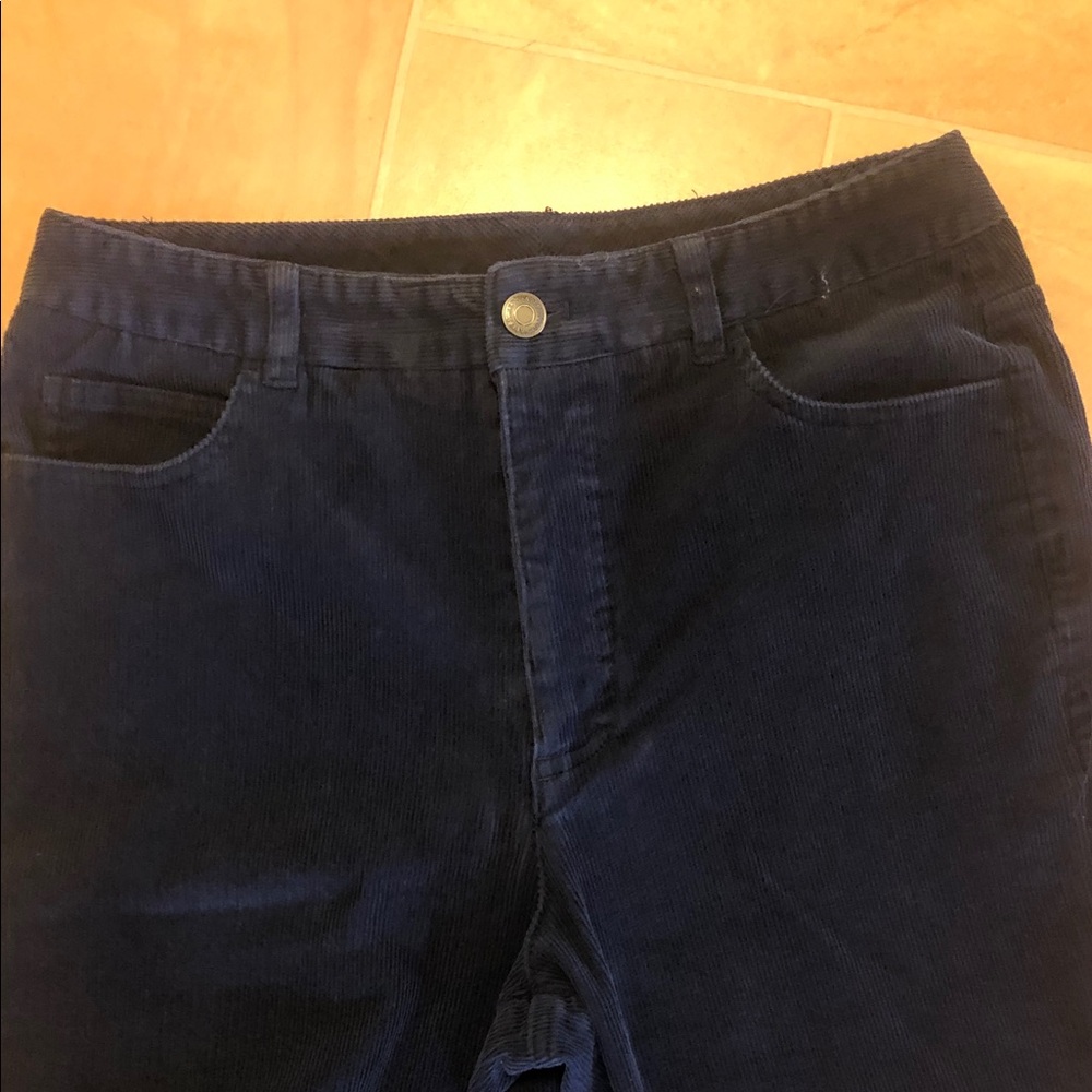 Appleseed's Women’s grass Dark Blue Corduroy Pants - Picture 3 of 5